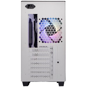 Chassis In Win A5 White Mid Tower, Tempered Glass, Aluminium, 1x In Win Mercury AM120S